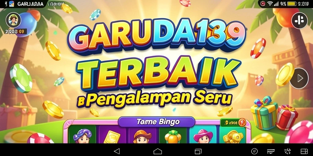 Screenshot GARUDA138 menunjukkan keseruan permainan Bingo yang interaktif.