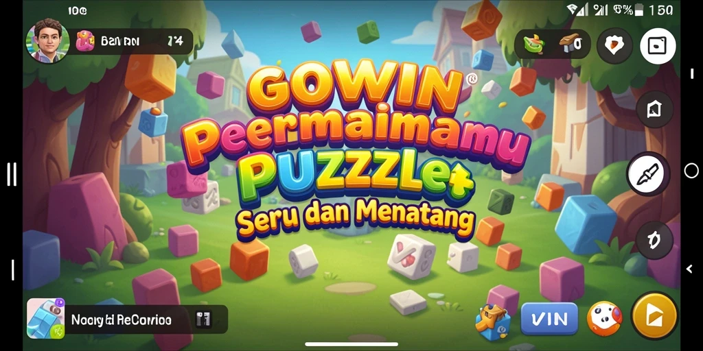 Tampilan gameplay GOWIN yang mengasyikkan di level menantang.