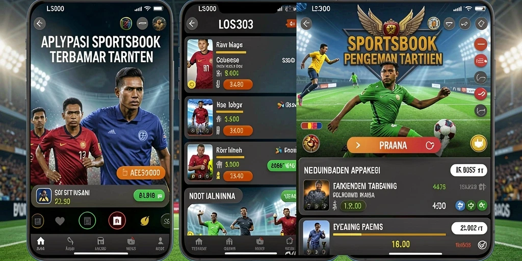 Tampilan aplikasi LOS303 dengan fitur taruhan olahraga yang menarik.