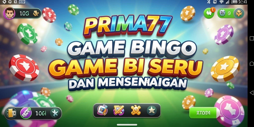 Tampilan seru gameplay Bingo di PRIMA77 dengan pemain aktif.