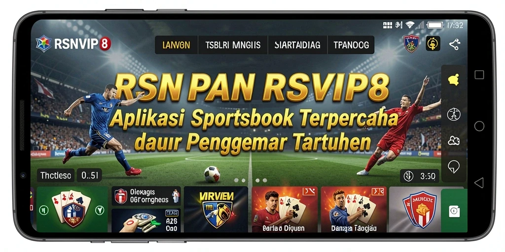 Tampilan gameplay RSNVIP8 dengan berbagai pilihan taruhan olahraga.