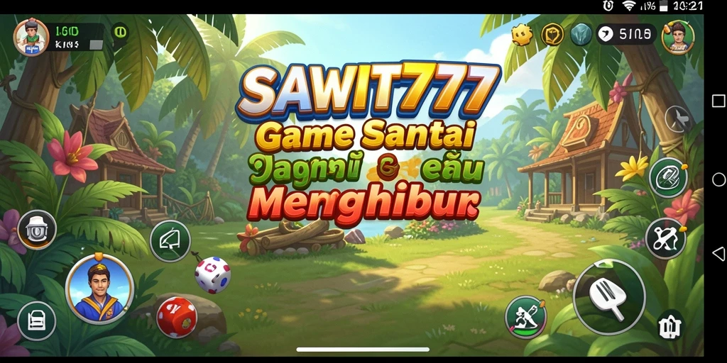 Tampilan gameplay SAWIT777 yang penuh warna dan menyenangkan.