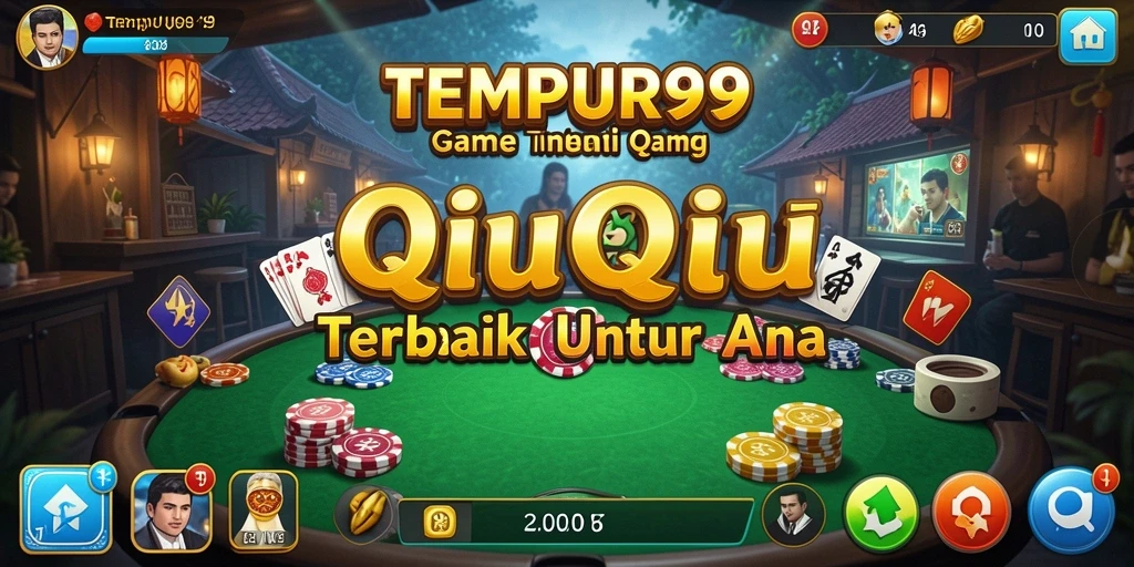 Screenshot gameplay QiuQiu yang seru dan interaktif.
